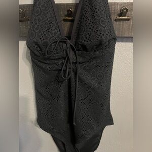 Attention Swimwear Black Lace